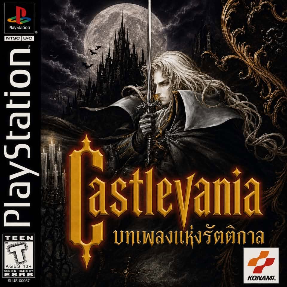 ปกเกม Castlevania - Symphony of the Night