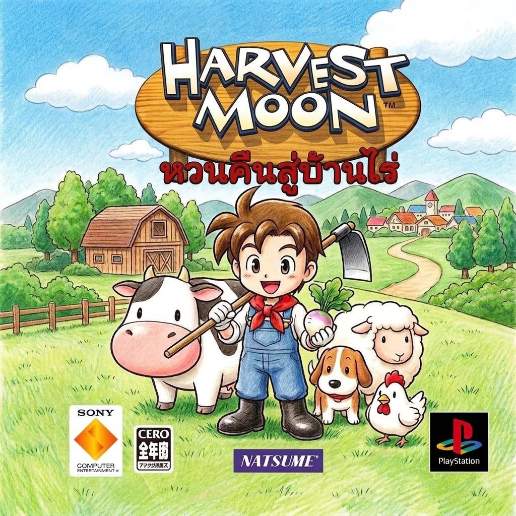 ปกเกม Harvest Moon: Back to Nature